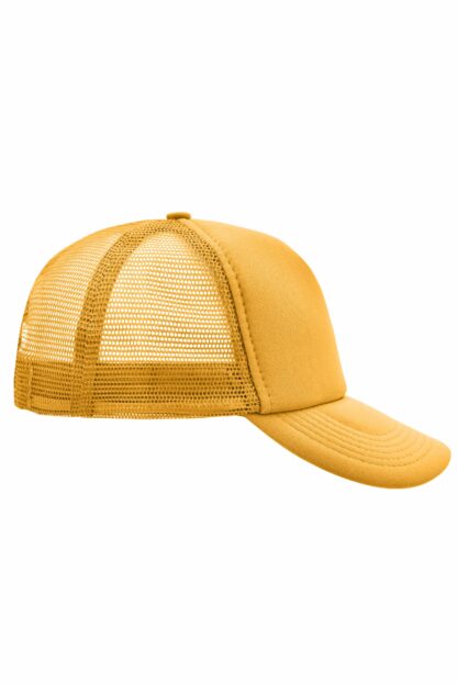 Kappe 5 Panel Polyester Mesh Cap - gelb (gold-yellow) MB070 – Bild 6