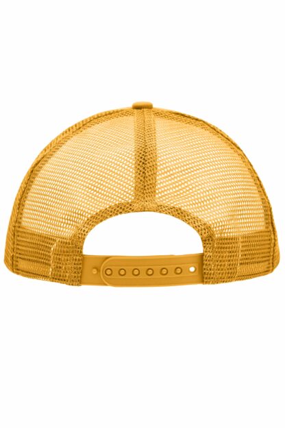 Kappe 5 Panel Polyester Mesh Cap - gelb (gold-yellow) MB070 – Bild 7
