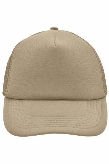 Kappe 5 Panel Polyester Mesh Cap - braun (khaki) MB070 – Bild 5