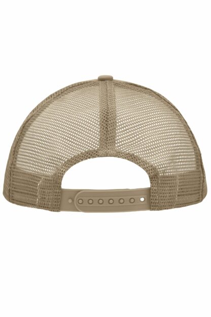 Kappe 5 Panel Polyester Mesh Cap - braun (khaki) MB070 – Bild 7