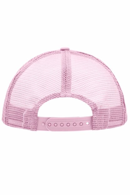 Kappe 5 Panel Polyester Mesh Cap - weiß/pink (white/baby-pink) MB070 – Bild 7