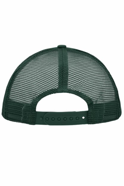 Kappe 5 Panel Polyester Mesh Cap - weiß/grün (white/dark-green) MB070 – Bild 7