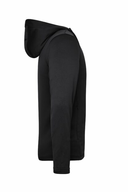Men's Sports Zip Hoody - schwarz (black) – Bild 5