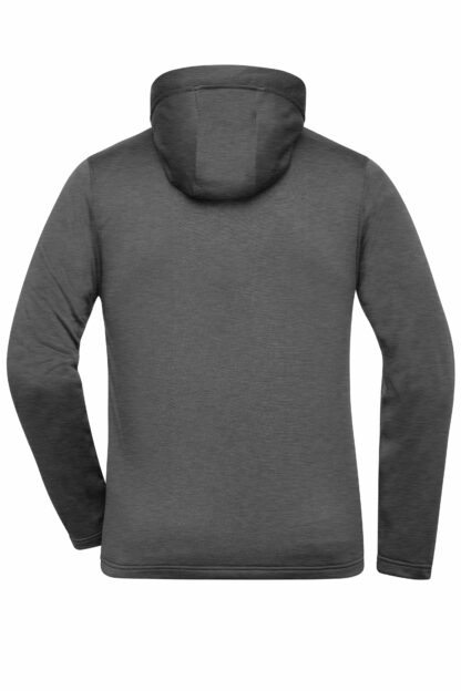 Men's Sports Zip Hoody - grau (dark-melange) – Bild 6