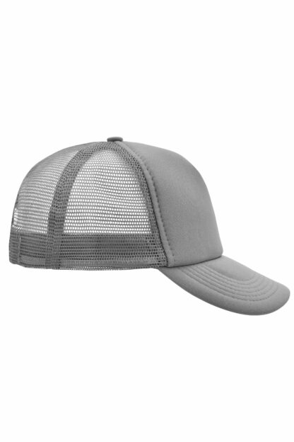 Kappe 5 Panel Polyester Mesh Cap - grau (dark-grey) MB070 – Bild 6