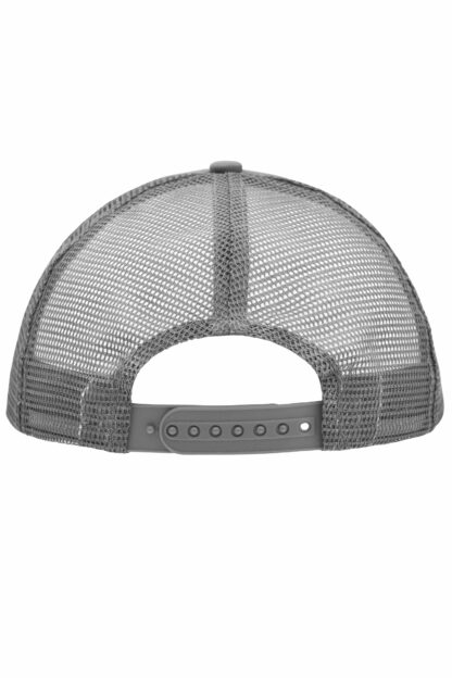 Kappe 5 Panel Polyester Mesh Cap - grau (dark-grey) MB070 – Bild 7