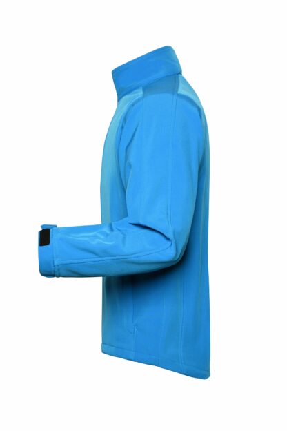 Men's Softshell Jacket - blau (aqua) – Bild 7
