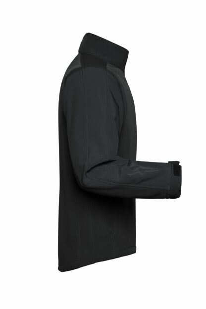Men's Softshell Jacket - schwarz (black) – Bild 8