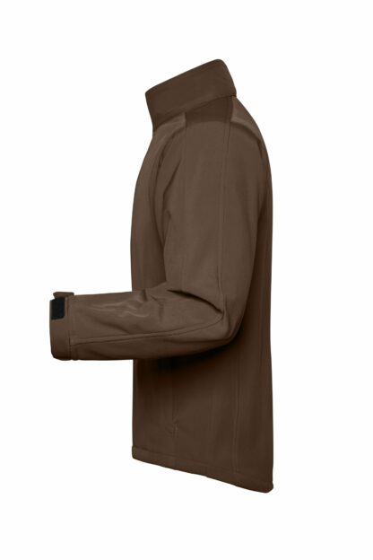 Men's Softshell Jacket - braun (brown) – Bild 7