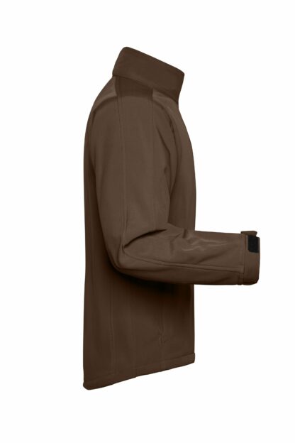 Men's Softshell Jacket - braun (brown) – Bild 8