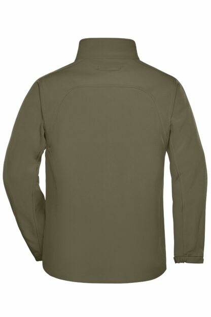 Men's Softshell Jacket - braun/grün/oliv (olive) – Bild 9