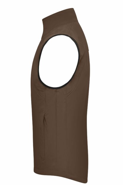 Men's Softshell Vest - braun (brown) – Bild 5
