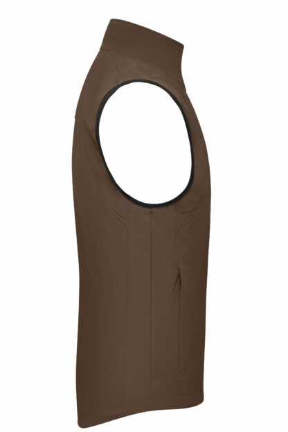 Men's Softshell Vest - braun (brown) – Bild 6