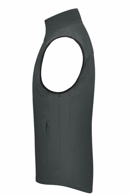 Men's Softshell Vest - grau (carbon) – Bild 5