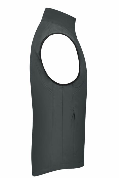 Men's Softshell Vest - grau (carbon) – Bild 6