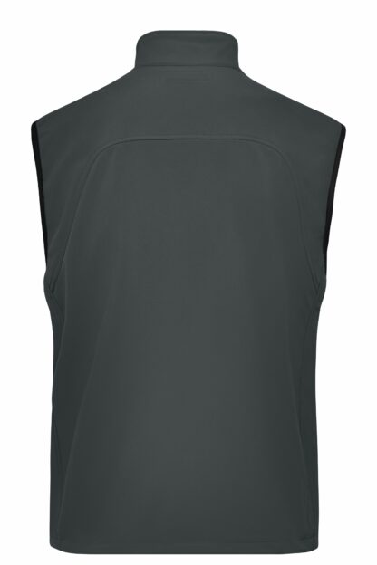 Men's Softshell Vest - grau (carbon) – Bild 7