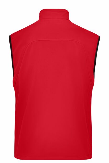 Men's Softshell Vest - rot (red) – Bild 7