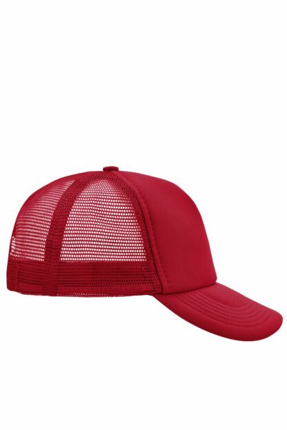 Kappe 5 Panel Polyester Mesh Cap - rot (red) MB070 – Bild 6