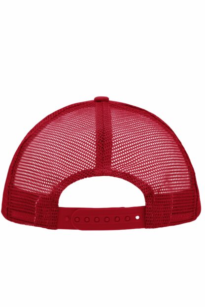 Kappe 5 Panel Polyester Mesh Cap - rot (red) MB070 – Bild 7