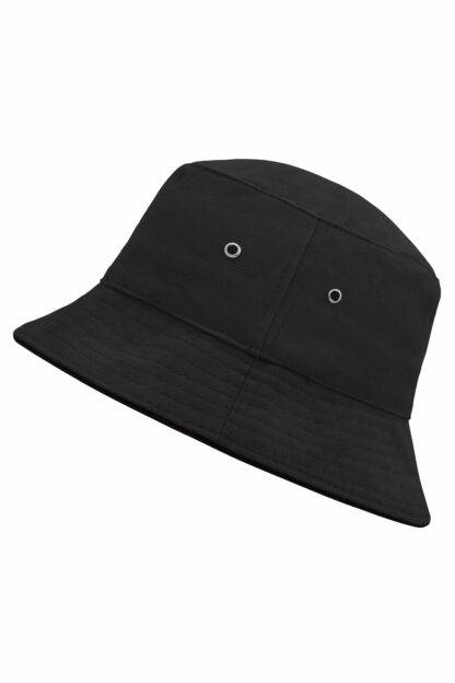 Fischerhut MB012 Fisherman Piping Hat - schwarz (black/black) – Bild 3