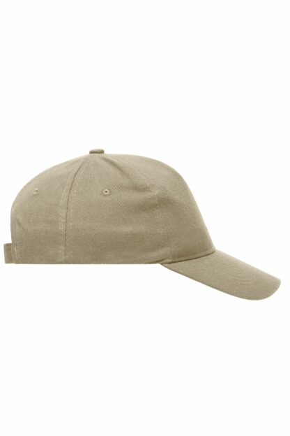 Kappe 5 Panel Cap Heavy Cotton - braun (beige) MB092 – Bild 6