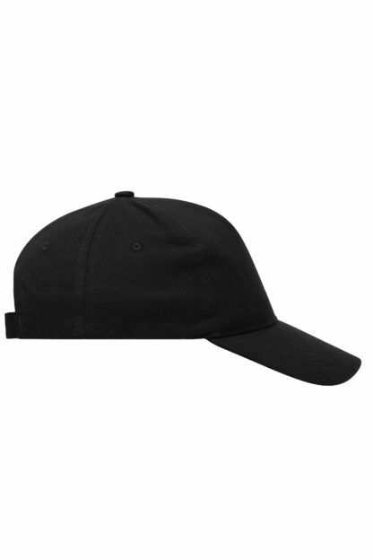 Kappe 5 Panel Cap Heavy Cotton - schwarz (black) MB092 – Bild 6