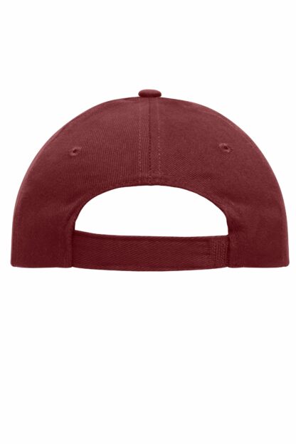 Kappe 5 Panel Cap Heavy Cotton - rot/weinrot (burgundy) MB092 – Bild 7