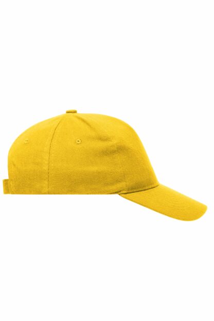 Kappe 5 Panel Cap Heavy Cotton - gelb (gold-yellow) MB092 – Bild 6