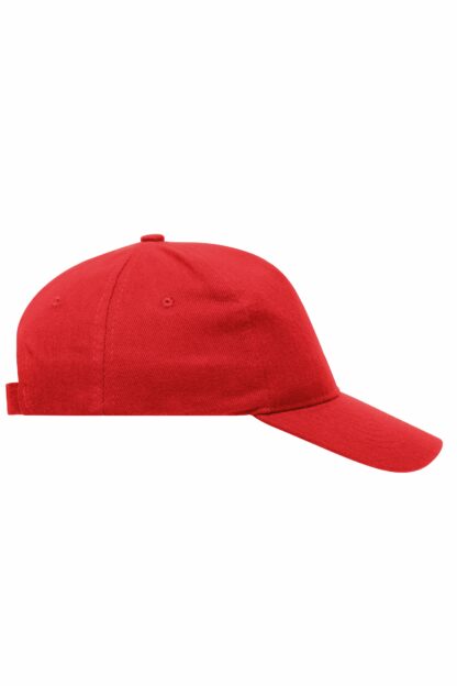Kappe 5 Panel Cap Heavy Cotton - rot (red) MB092 – Bild 6