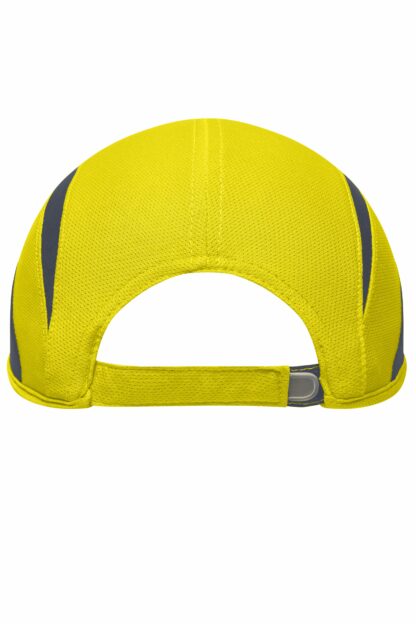 Kappe 3 Panel Sports Cap - gelb/grau (lemon/iron-grey) MB6580 – Bild 5