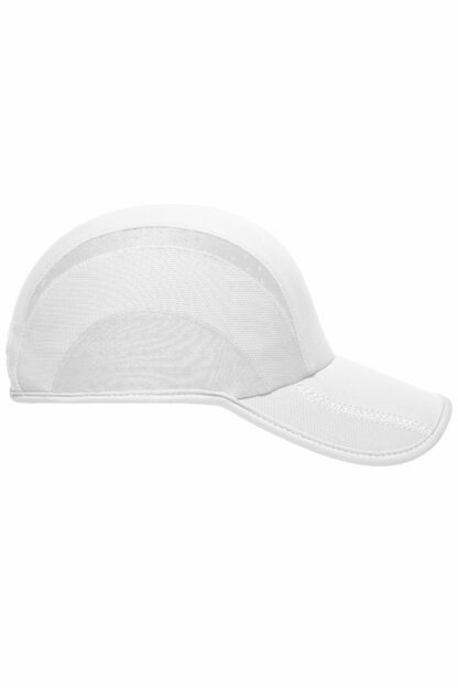 Kappe 3 Panel Sports Cap - weiß (white/white) MB6580 – Bild 4