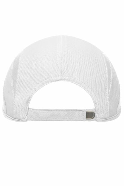 Kappe 3 Panel Sports Cap - weiß (white/white) MB6580 – Bild 5