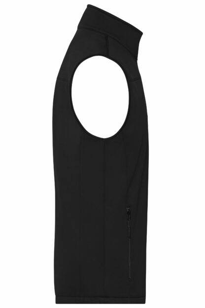 Men's Softshell Vest - schwarz (black) – Bild 4