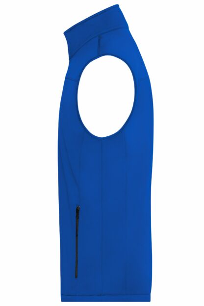 Men's Softshell Vest - blau (nautic-blue) – Bild 3