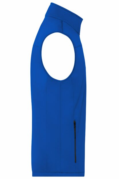 Men's Softshell Vest - blau (nautic-blue) – Bild 4