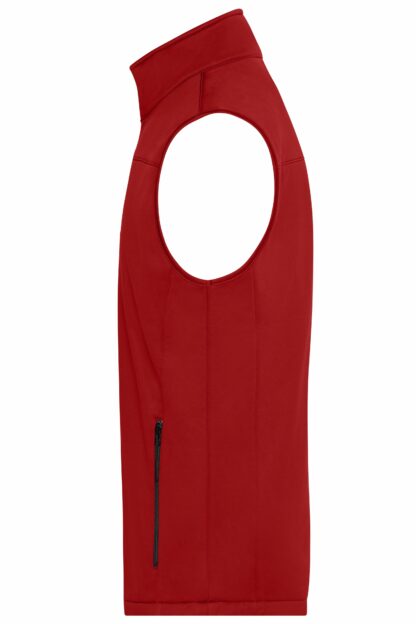 Men's Softshell Vest - rot (red) – Bild 3