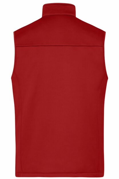 Men's Softshell Vest - rot (red) – Bild 5