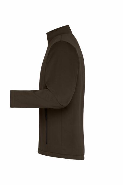 Men's Softshell Jacket - braun (brown) – Bild 4