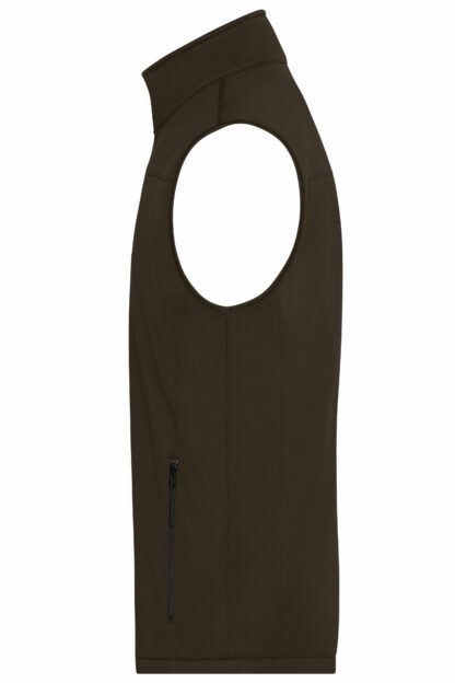 Men's Softshell Vest - braun (brown) – Bild 3