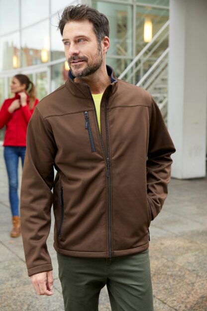 Men's Softshell Jacket - grau (graphite) – Bild 2