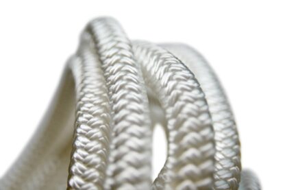 Polyamidleine 8fach geflochten weiß 4mm Rolle 250m GR270410-250