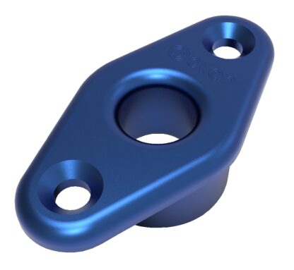 Decksdurchführung Alu 9mm ID Blau HA7039BLU