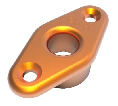 Decksdurchführung Alu 9mm ID Orange HA18039Ora