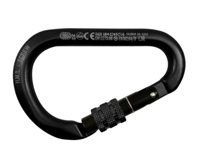 Alu-Karabiner HMS CLASSIC SCREW SLEEVE schwarz, NB786NNN6AN