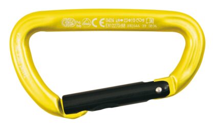 Alu-Karabiner TRAPPER STRAIGHT GATE asym. gemischt, NB799CN0400