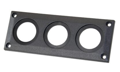 Einbau-Dreifachrahmen für Power-/USB-Steckdose, QG02461