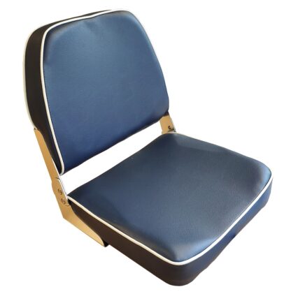 Bootssitz klappbar blau mit weißen Streifen, TC3021