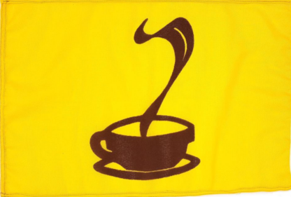 Flagge  30 x  45 cm  KAFFEETASSE, DVKAFFEE30