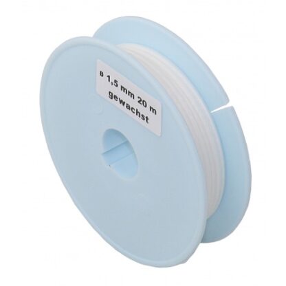 Takelgarn 30m x 1.2mm gedr. gewachst  WEISS GR351210
