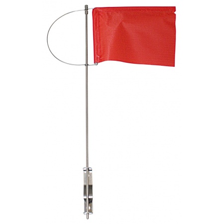 Verklicker mit Seitenhalter und Tuch rot, 150mm, MB6153